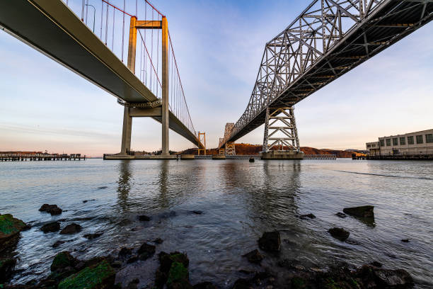 istock Sunrise Reflections of the Carquinez Bridge 1190320086