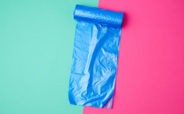 istock detailed blue plastic bag for collecting garbage 1190321442