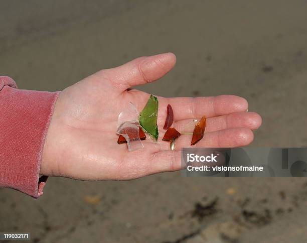 Mar Vidro Encontrado Em Pemaquid Peninsula Praia No Maine - Fotografias de stock e mais imagens de Boothbay Harbor