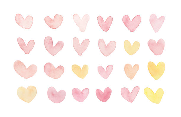 ilustraciones, imágenes clip art, dibujos animados e iconos de stock de ilustración de fondo del corazón - heart shape valentines day vibrant color bright