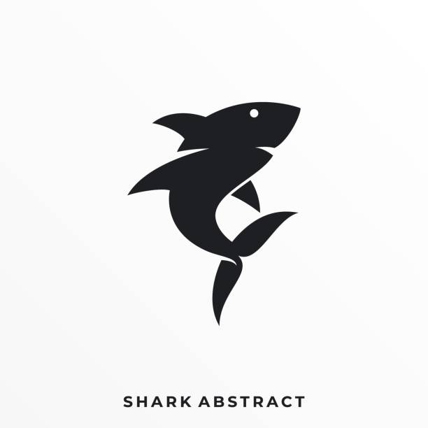 Shark Illustration Vector Template Shark Illustration Vector Template. Suitable for Creative Industry, Multimedia, entertainment, Educations, Shop, and any related business. wildlife trade stock illustrations