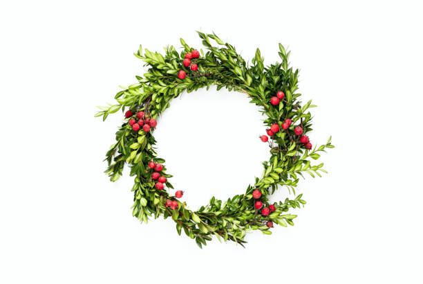 istock Christmas minimalist background with copy space for a greeting text 1190326801