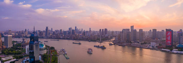 istock Shanghai city architecture scenery 1190328668