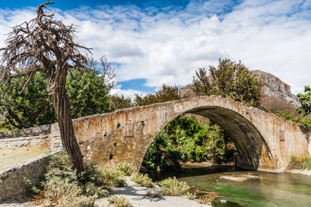 istock The stream under the arch of the stone bridge 1190332995
