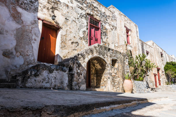istock The small courtyard of the old monastery 1190333511