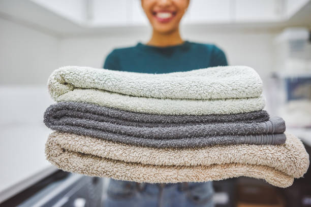 One stack of fresh, clean towels coming right up!