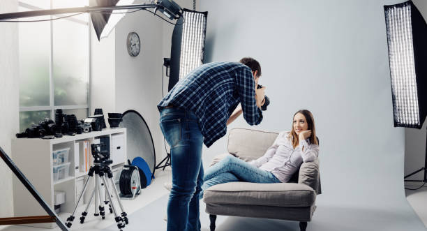 istock Professional photo shoot 1190348259