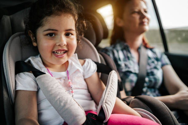 istock Mother and daughter in car 1190357242