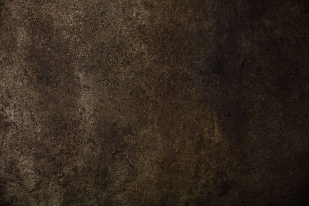 istock Black oil paint on canvas background texture surface copy space for design 1190357349