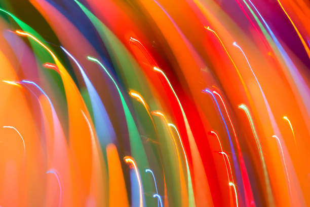 istock Abstract picture of bright colored lights 1190358363