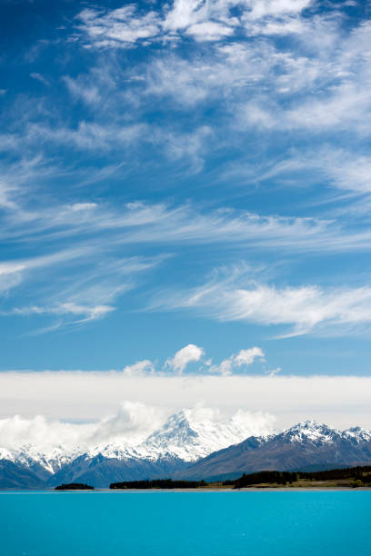 istock Mount Cook behind clouds viewed from lake Pukaki 1190360450