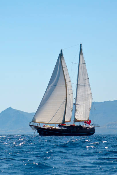 istock Wooden Yacht Sailing 1190361094
