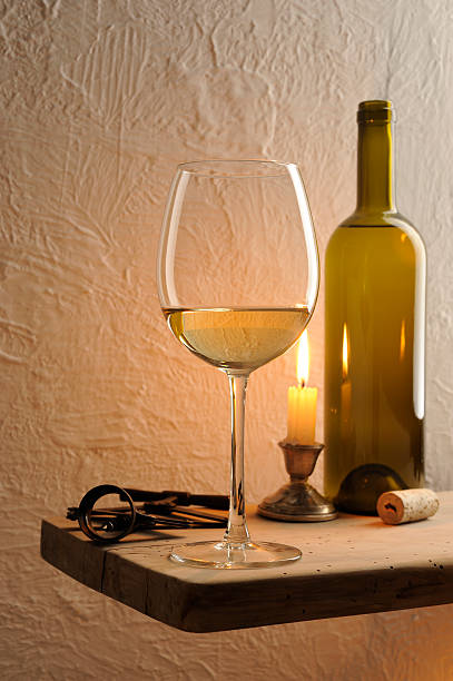 istock White wine glass in rural house 119036374