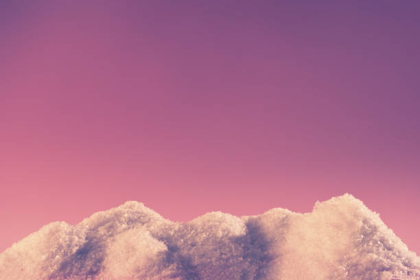 Christmas snowy mountains. New Year winter  landscape.