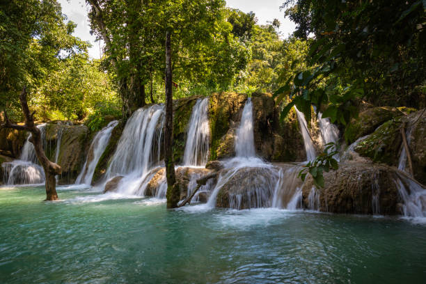 istock Tad Sae Waterfall in Luang prabang province, Laos. 1190369359