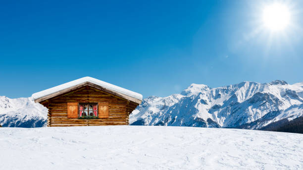 istock Cozy ski hut in the austrian alps 1190369672