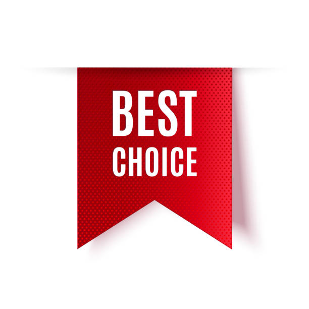 Best choice tags, vector red labels isolated on white background. Best choice tags, vector red labels isolated on white background. Best choice 3d ribbon banners best sellers stock illustrations