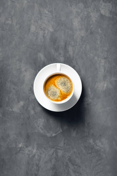 istock One cup of coffee on a table. 1190370671