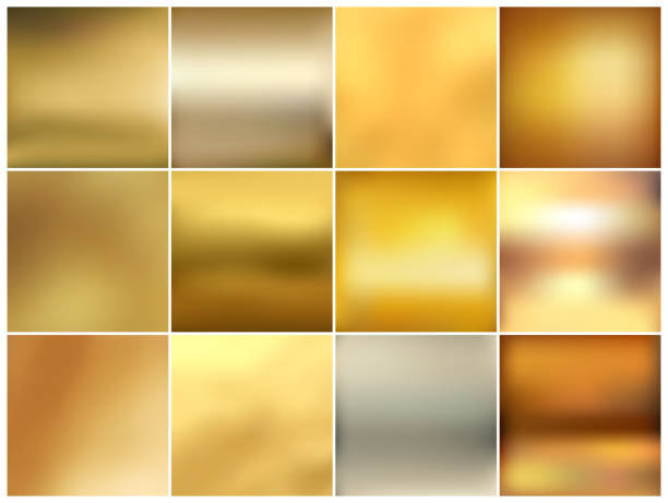Abstract colorful blurred background. Abstract colorful set blurred vector backgrounds. Element for your website or presentation. Gold color. gold colored illustrations stock illustrations
