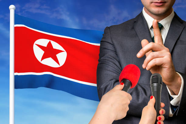 istock Press conference in North Korea 1190372590