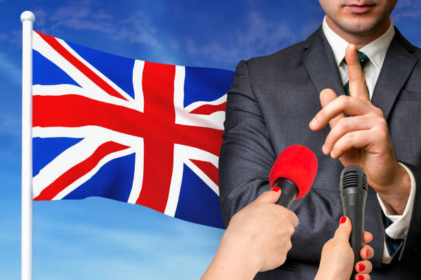 istock Press conference in United Kingdom 1190373181
