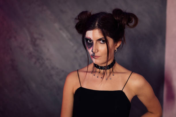 istock Beautiful Cosplay Girl Looking at Camera 1190377143