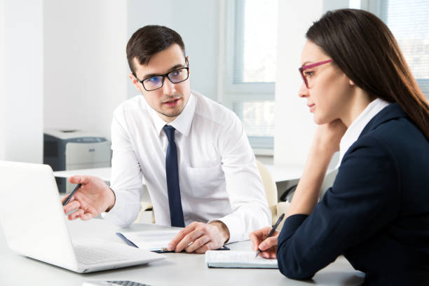 istock Business people working together in the office 1190380408