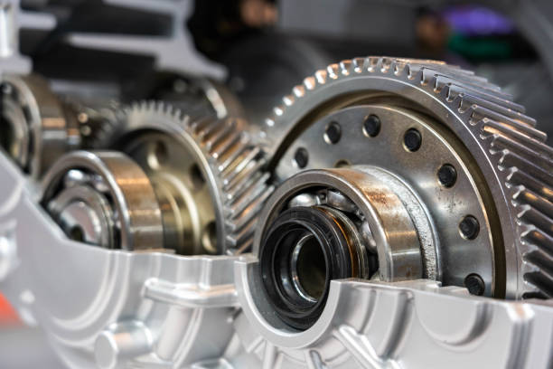 istock Vehicle car gear rotary clutch close-up inside engine 1190384878