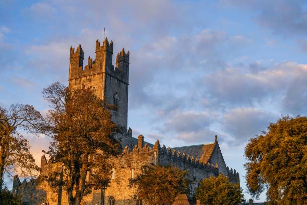 St. Mary’s Cathedral in Limerick Ireland at sunset