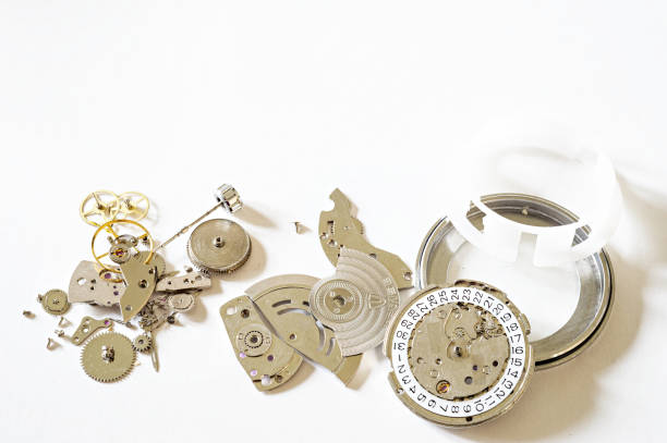 istock Cleaning and repairing a watch 1190392408