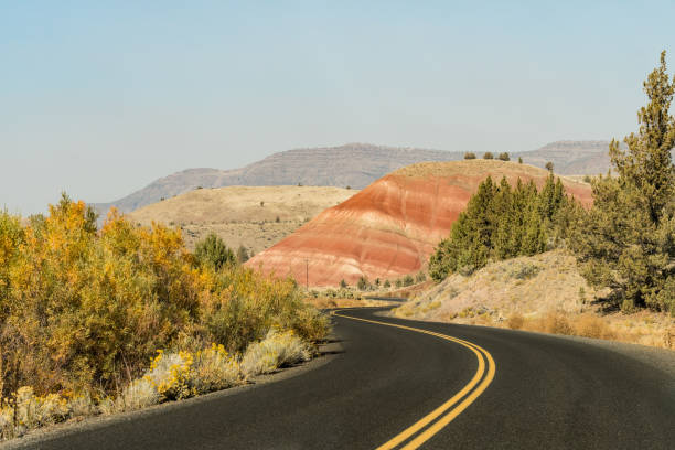 istock Access road to Painted Hills, Wheeler County 1190393530
