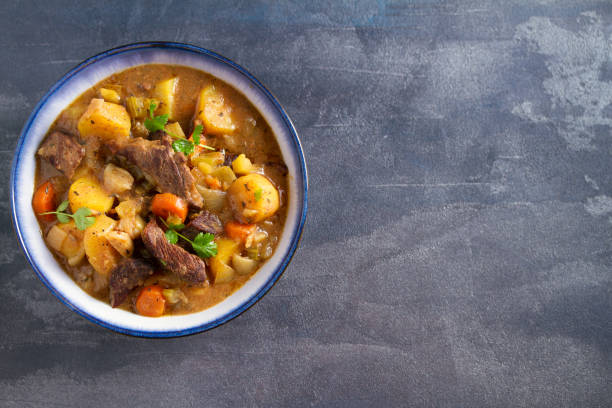 istock Slow cooker thick and chunky beef stew 1190393935
