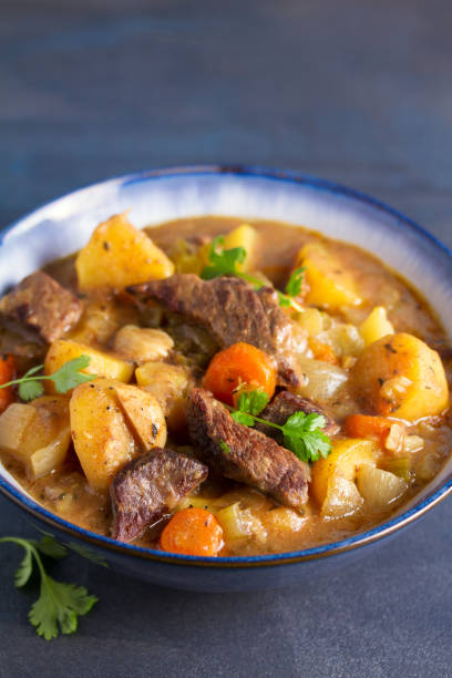 istock Slow cooker thick and chunky beef stew 1190394539
