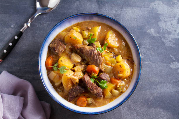 istock Slow cooker thick and chunky beef stew 1190394718