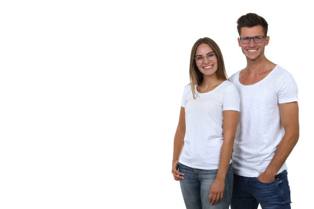 istock Couple in the studio against a white background 1190407836