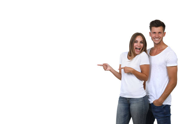 istock Couple in the studio against a white background 1190407984