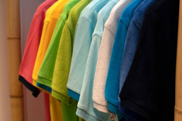 istock short sleeves polo shirt on display stand 1190408634