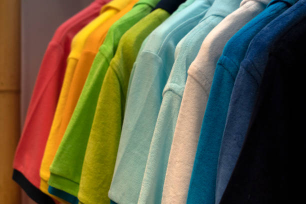 istock short sleeves polo shirt on display stand 1190409175