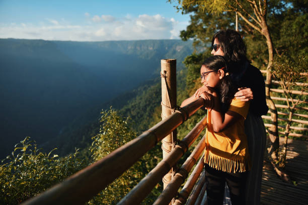 istock Mother and daughter looking at the view 1190415169