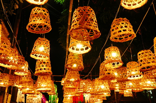Lamp of Yee Peng Festival  at Chiangmai Thailand