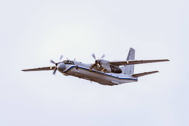 istock Freight plane in the clear sky at evening time. 1190419278