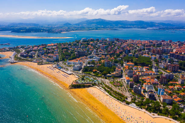 istock Aerial view of Santander, Spain 1190424532
