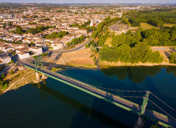 istock View of Marmande with suspension bridge 1190424543