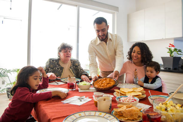 istock Mexican family, celebrating Christmas 1190424856