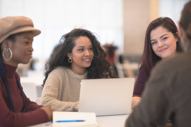 istock University Students Working on a Group Project stock photo 1190431190
