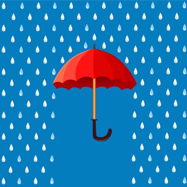 ilustrações, clipart, desenhos animados e ícones de proteção da chuva do guarda-chuva do vetor - security umbrella rain currency