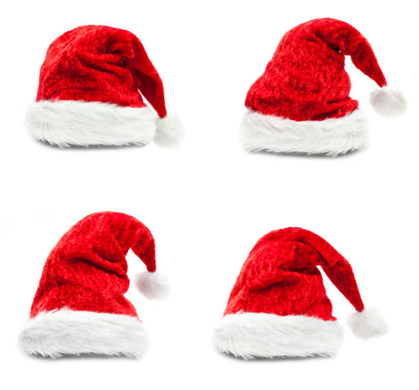 istock Red Santa hat cut out 1190435160