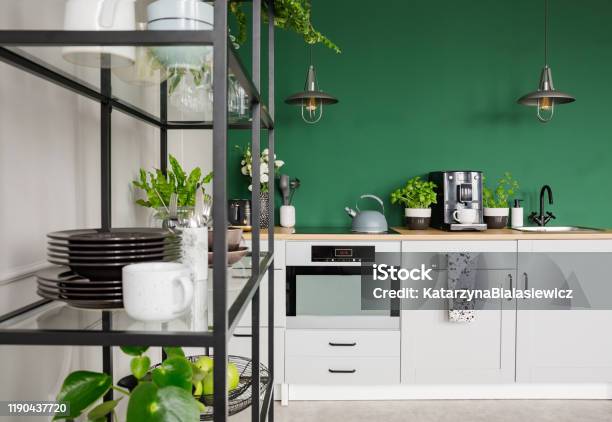 Modern Scandinavian Apartment With Trendy Furniture Real Photo Stock Photo - Download Image Now