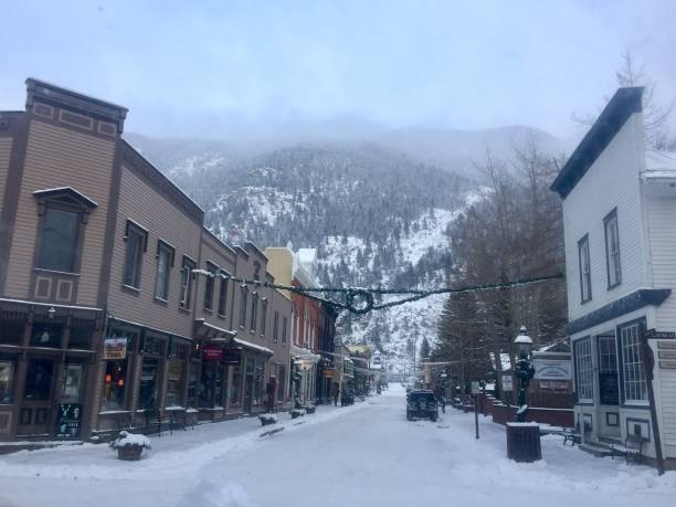 istock Snow in Historic Georgetown, Colorado 1190439413
