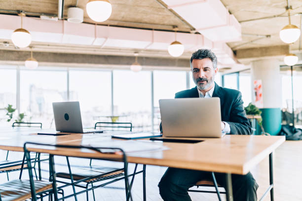 istock Businessman at the office 1190440156